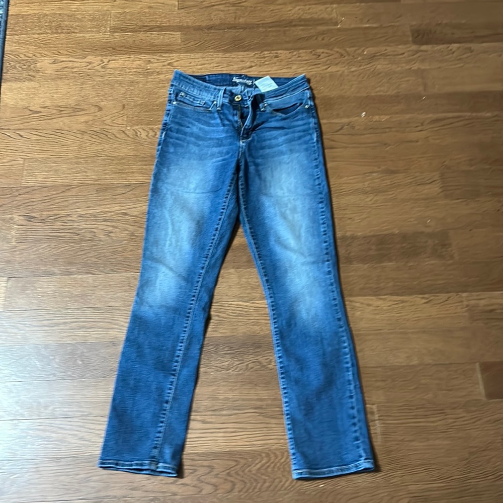 blue skinny jeans